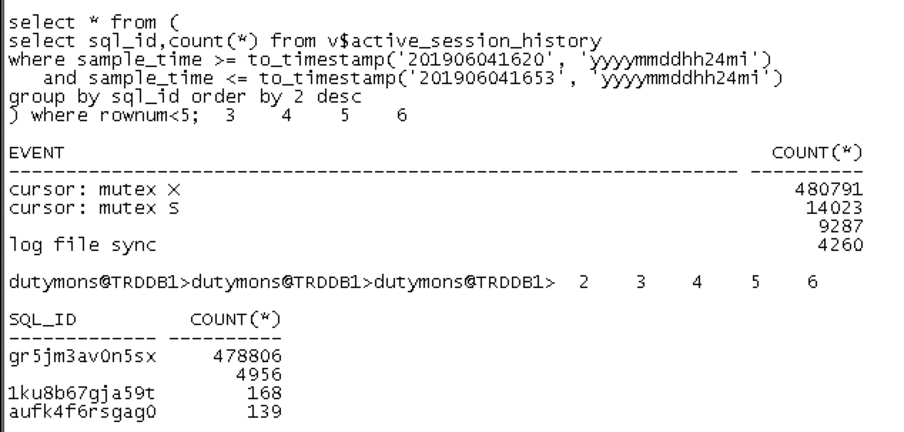 【Oracle】child cursor过多高并发环境下产生cursor：mutex x和cursor：mutex s等待 墨天轮