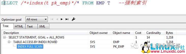 Oracle 强制索引介绍 墨天轮